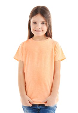 Boş t-shirt, küçük kız