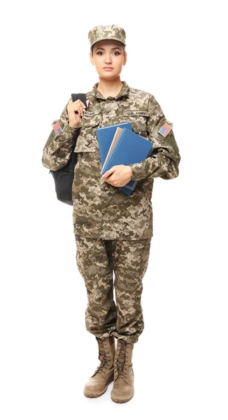 Pretty female cadet — Stock Photo, Image