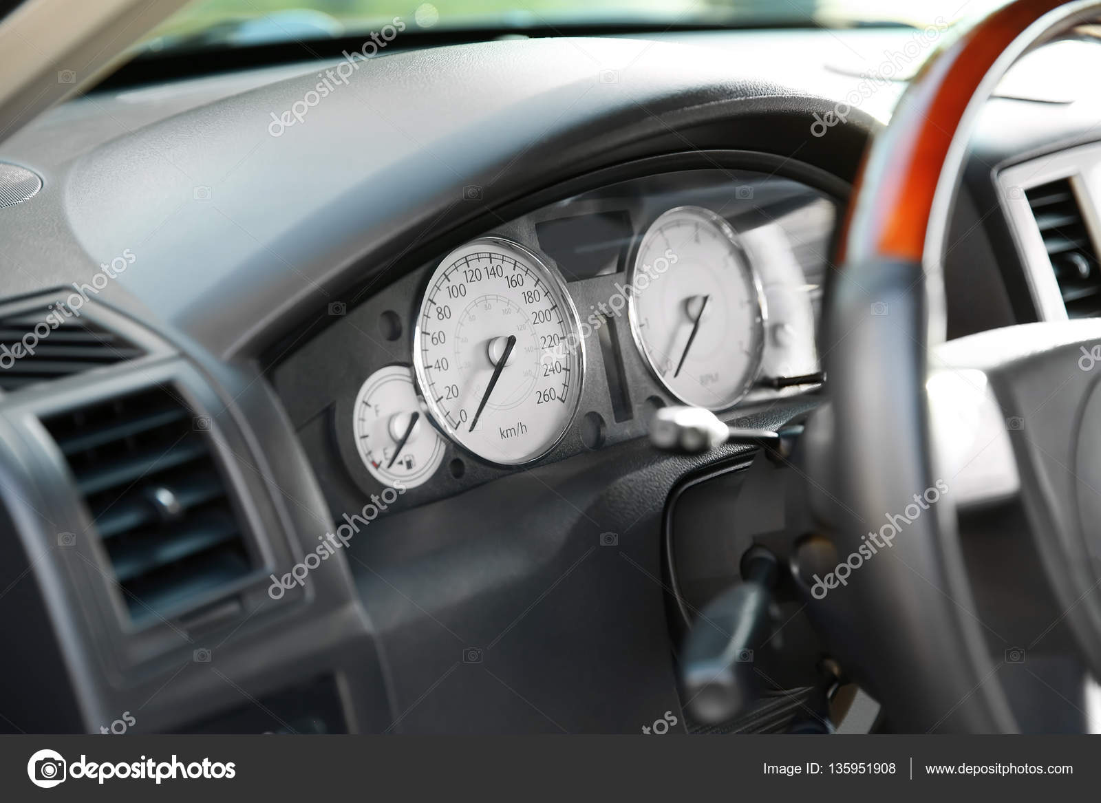 Expensive Car Interior Stock Photo C Belchonock 135951908