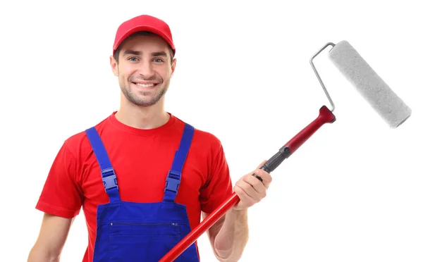 Handsome young decorator — Stock Photo, Image