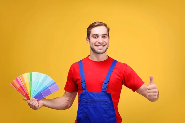 Handsome young decorator — Stock Photo, Image