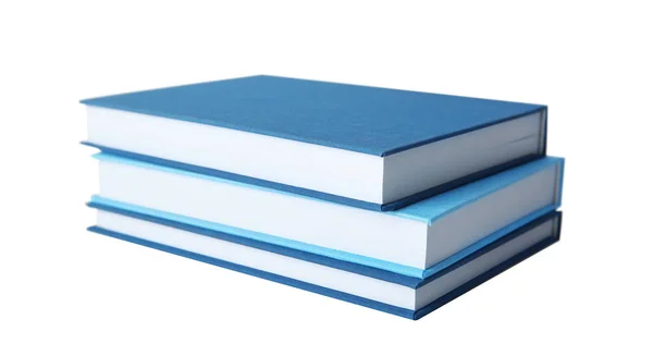 Stack of blue books — Stock Photo, Image