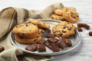 Lezzetli çikolata kurabiye