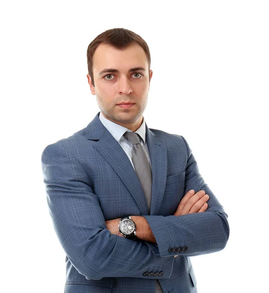 Confident handsome businessman — Stock Photo, Image