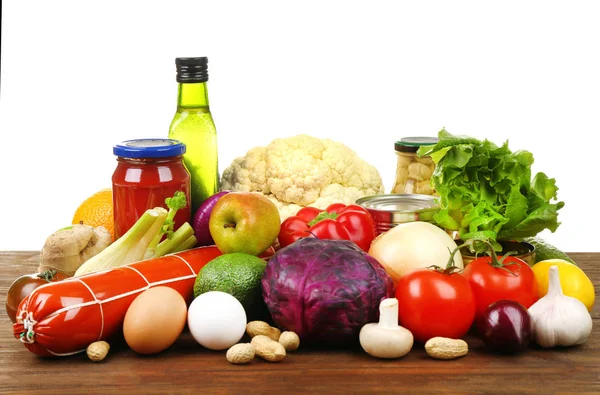 Légumes frais et denrées alimentaires — Photo