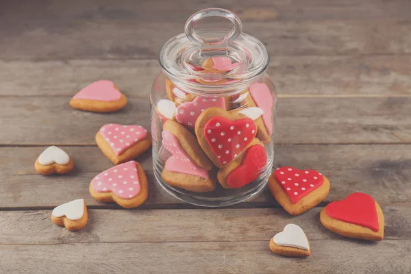 Alla hjärtans dag Cookies — Stockfoto