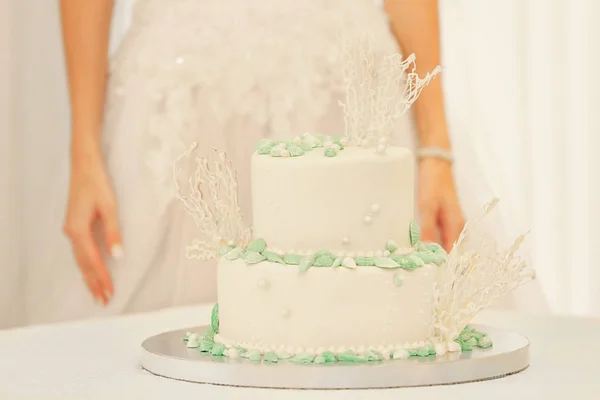 Hermoso pastel de boda — Foto de Stock