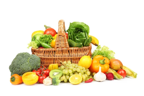 Fresh vegetables and fruits — Stock Photo, Image