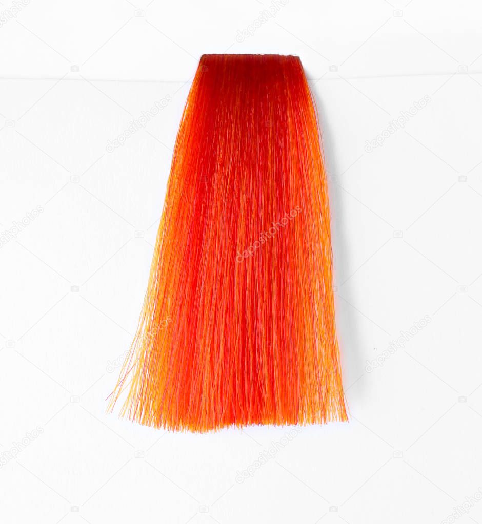 Sample of colorful hair