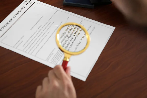 Notary public at work — Stock Photo, Image