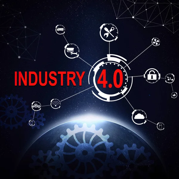 Text INDUSTRY 4.0 — Stock Photo, Image
