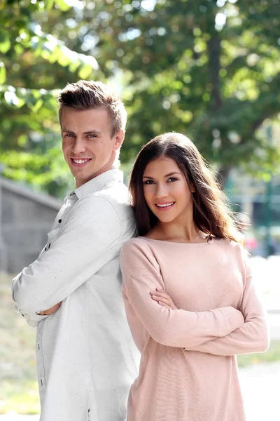 Beautiful young couple — Stock Photo, Image