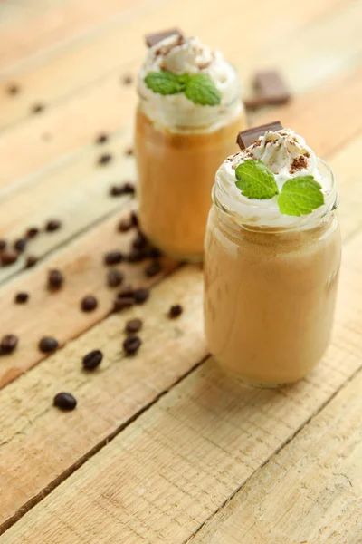 Tasty milk shake cocktails — Stock Photo, Image