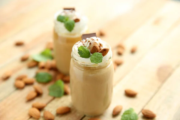 Tasty milk shake cocktails — Stock Photo, Image