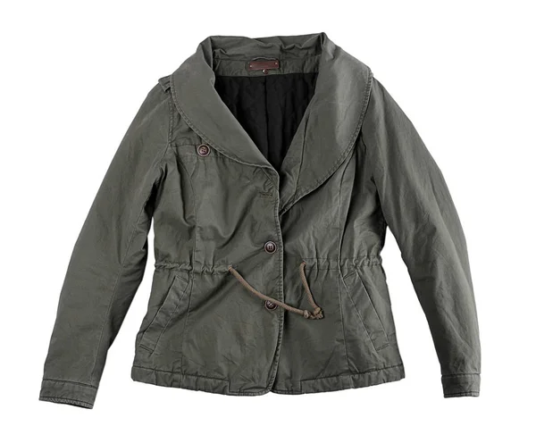 Warm khaki jacket — Stock Photo, Image