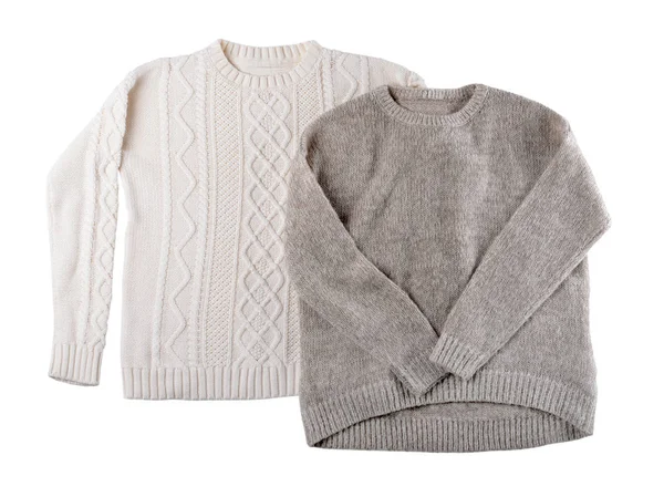 Ciepłe dziane swetry — Zdjęcie stockowe