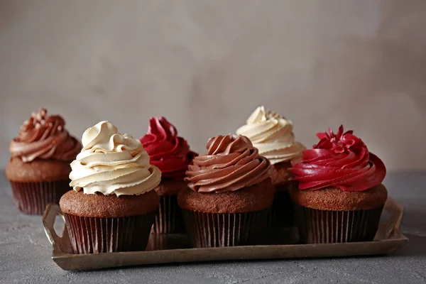 Lezzetli çikolata cupcakes — Stok fotoğraf