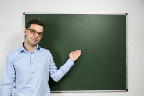 Handsome young teacher — Stock Photo, Image