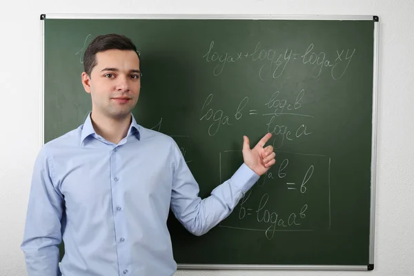 Handsome young teacher — Stock Photo, Image