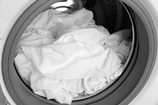 Çamaşır makinesi beyaz — Stok fotoğraf