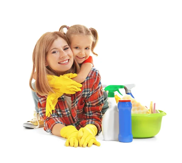 Little girl and her mother — Stock Photo, Image