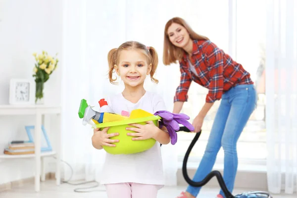 Bambina e sua madre — Foto Stock