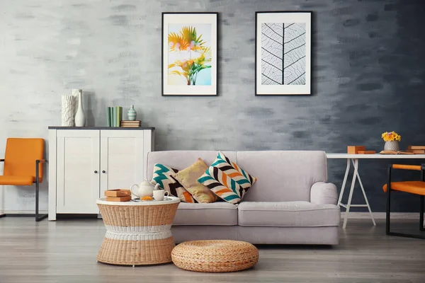 Modernes Wohnzimmer — Stockfoto