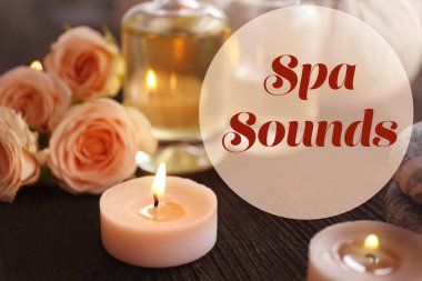 Mumlar ile masaya çiçek