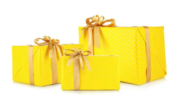 Set of festive gifts — Stock Photo, Image