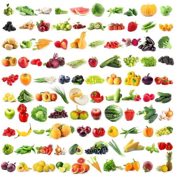 Fresh vegetables and fruits Royalty Free Stock Images