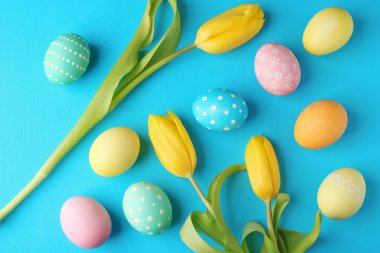 rengarenk Paskalya yumurtaları  