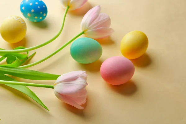 色彩缤纷的复活节彩蛋 — 图库照片