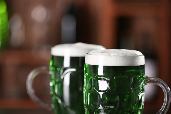 Sint Patrick Day concept met bier — Stockfoto