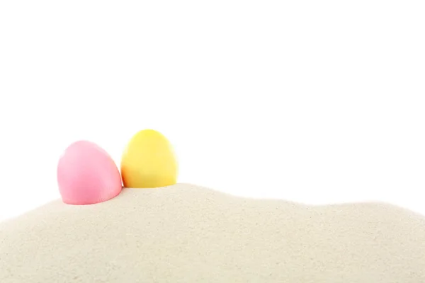 Paaseieren met zand — Stockfoto