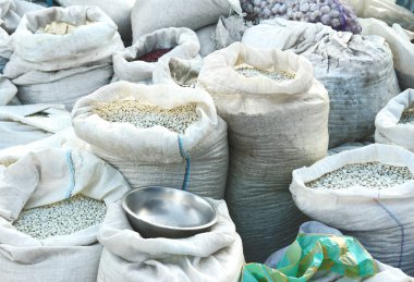 Barbunya fasulyesi ile çuval