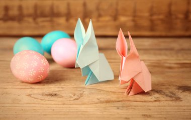 Origami bunnies ve Paskalya yumurtaları