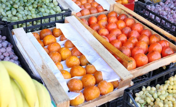 Verschillende soorten vers fruit — Stockfoto