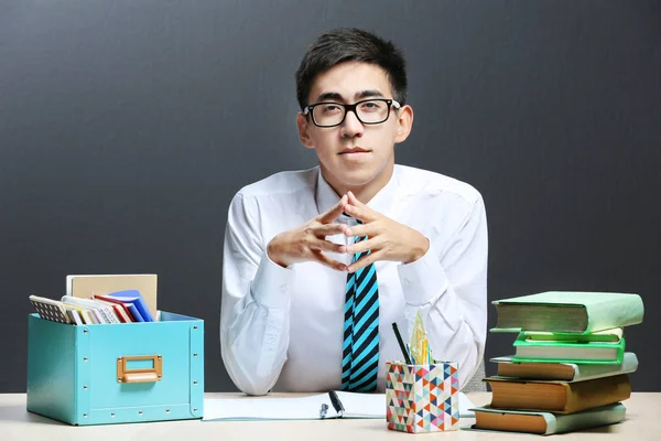 Student  studying in classroom — Stock Photo, Image
