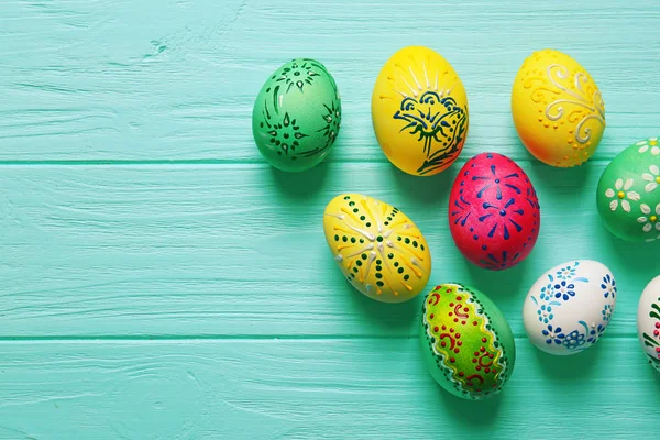 Krásné velikonoční vajíčka — Stock fotografie