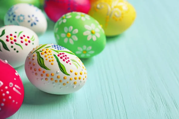 Hermosos huevos de Pascua — Foto de Stock