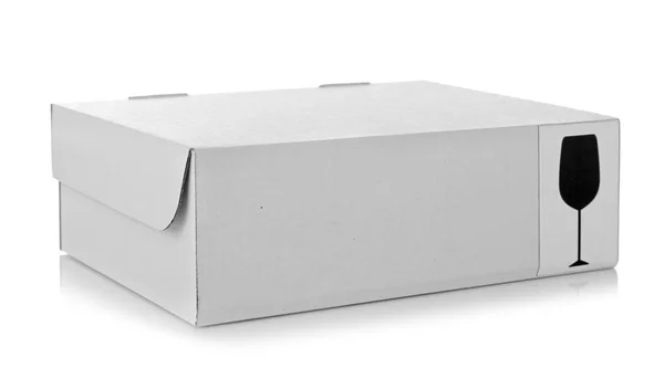 Nueva caja de cartón — Foto de Stock