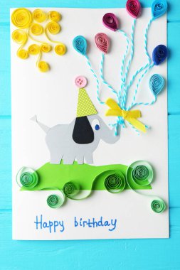 El yapımı hediye kartı