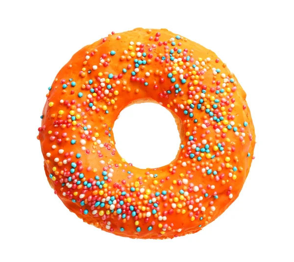Leckerer glasierter Donut — Stockfoto