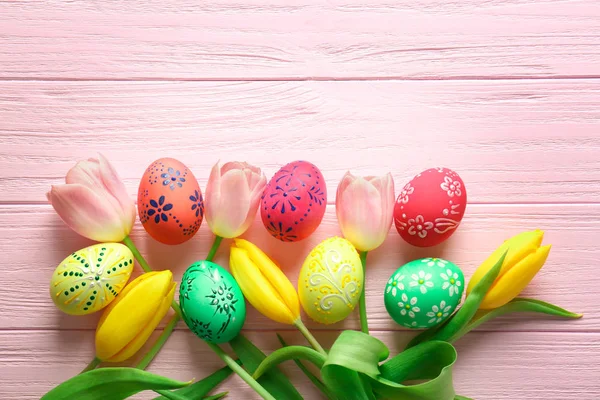 Huevos coloridos de Pascua — Foto de Stock