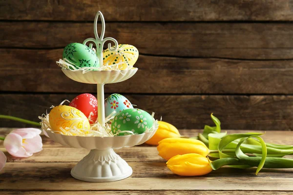 Hermosos huevos de Pascua — Foto de Stock