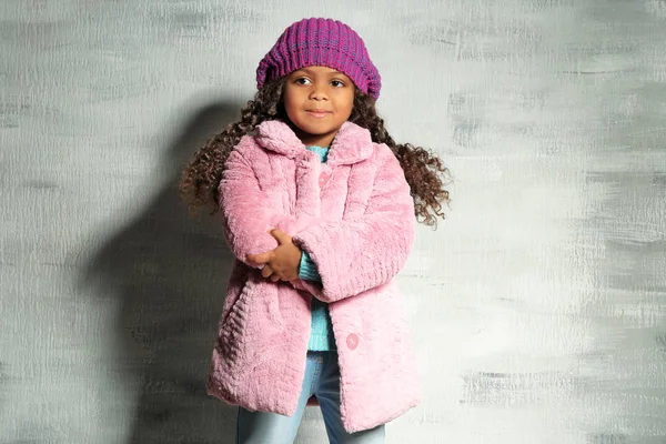 可爱的小非洲裔美国女孩 — 图库照片