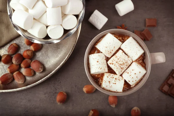 Cup of hot cocoa — Stock Photo, Image