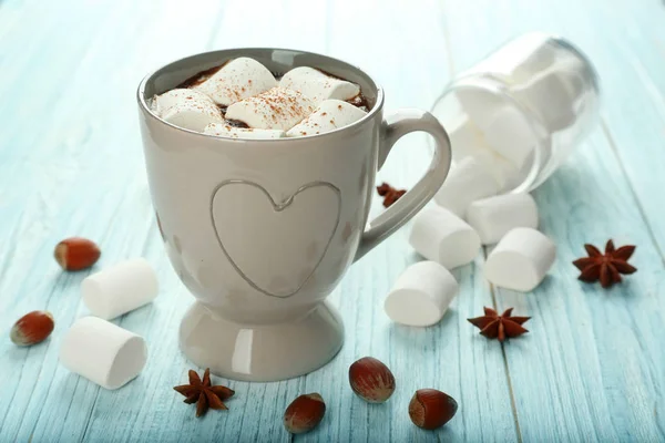 Cup of hot cocoa — Stock Photo, Image