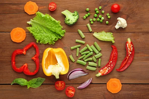 Összetétele friss zöldségek — Stock Fotó