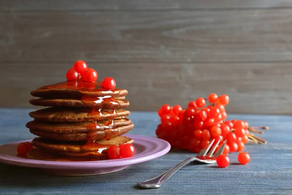 Deliciosos panqueques de chocolate — Foto de Stock